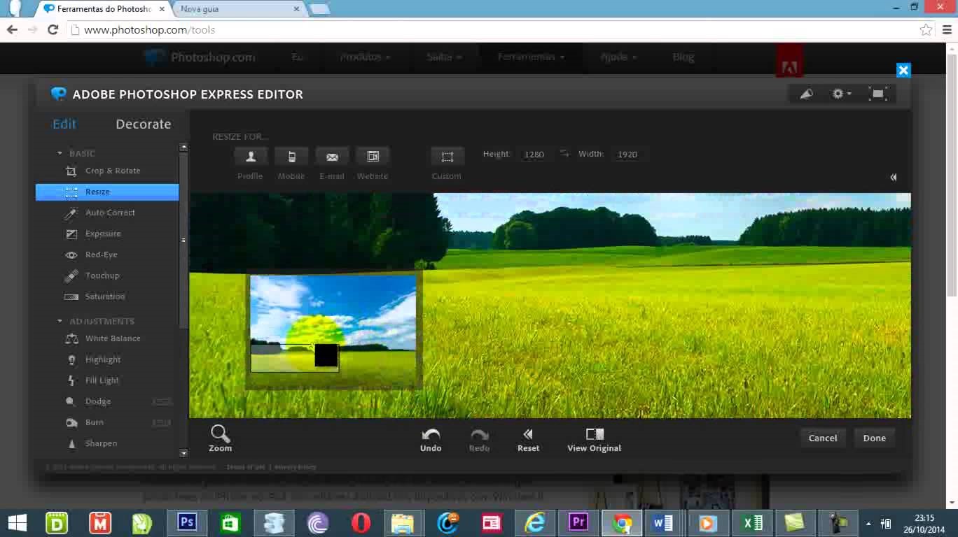 Fotoramio: Editor de Fotos Online